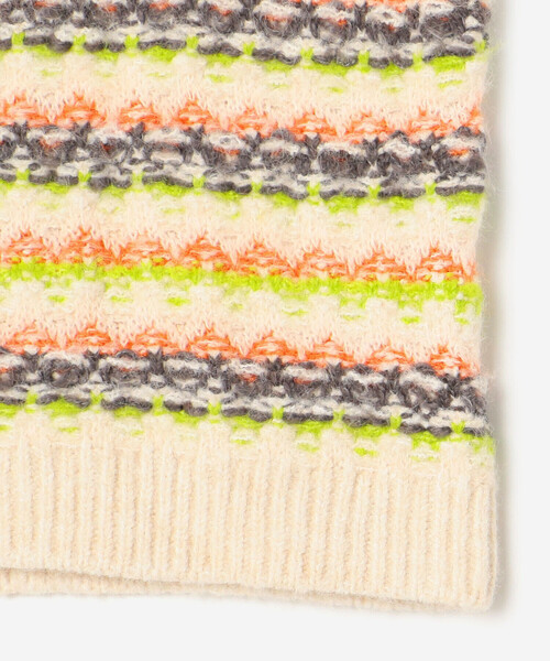 LE GLAZIK（ルグラジック）の「LE GLAZIK | ジャカード クルーネックニットベスト WOMEN（ベスト・レディース・ホワイト系その他/グリーン系その他・36）」の13枚目の写真