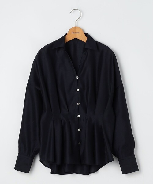 【新古品】NOLLEY'Sウォッシャブルシアースキッパータックブラウス セール】【追加】ウォッシャブルシアースキッパータックブラウス