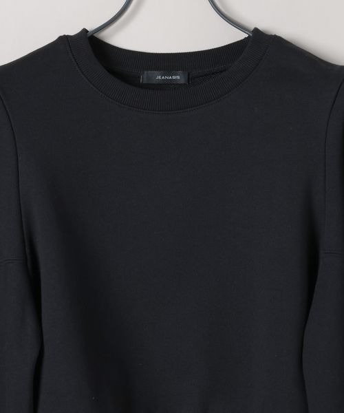 JEANASIS（ジーナシス）の「パワショルショートプルオーバー/591794（スウェット・レディース・ブラック/グレー・FREE）」の9枚目の写真