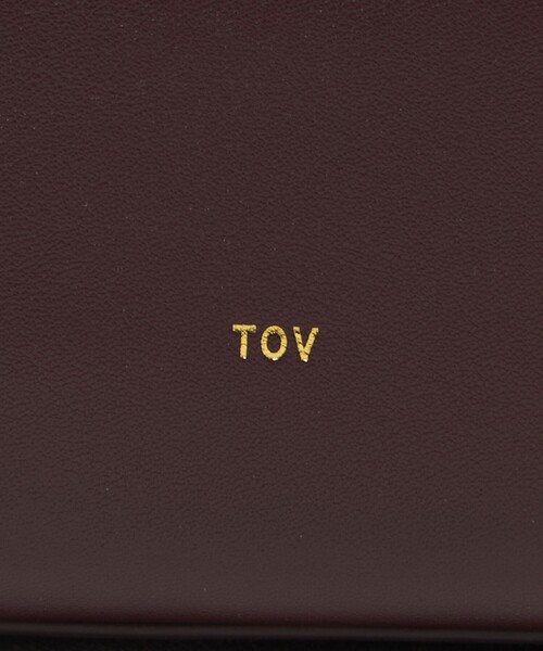 ODETTE E ODILE（オデットエオディール）の「＜TOV＞PETAL M（トートバッグ・レディース・ブラック/ワイン・FREE）」の18枚目の写真