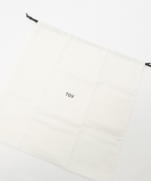 ODETTE E ODILE（オデットエオディール）の「＜TOV＞PETAL M（トートバッグ・レディース・ブラック/ワイン・FREE）」の14枚目の写真