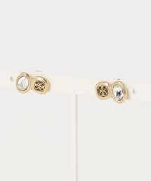 MAMOUNIA 12MM 4G & CRYSTALS STUDS アクセサリー ピアス