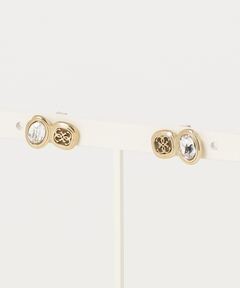 MAMOUNIA 12MM 4G & CRYSTALS STUDS