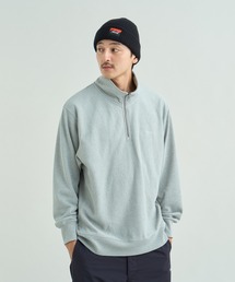 DRY MIX TERRY HALF ZIP SWEAT/ドライミックス テリー ハーフジップスウェット