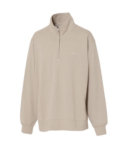 DRY MIX TERRY HALF ZIP SWEAT/ドライミックス テリー ハーフジップ
