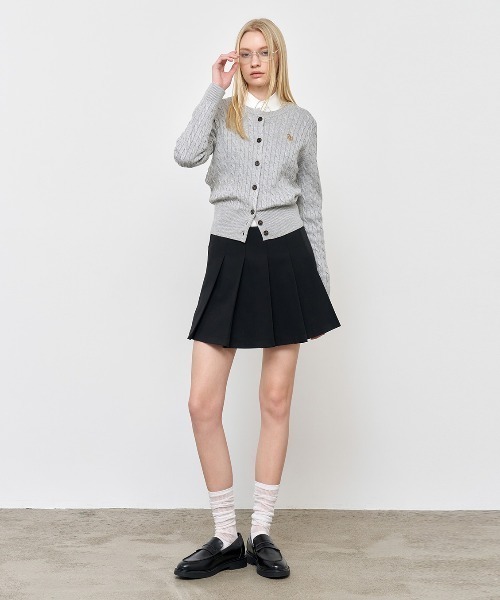 GENERAL IDEA（ジェネラルアイデア）の「GENERAL IDEA/ジェネラルアイディア basic pleats mini skirt ミニスカート（スカート・レディース・アイボリー/ブラック/チャコールグレー・S/M/L）」の20枚目の写真