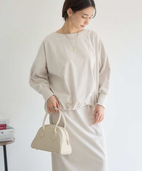 KATHARINE ROSS（キャサリンロス）の「【KATHARINE ROSS】【MILLELA FIRENZE】ショルダー付ミニボストン（ボストンバッグ・レディース・ブラック/ライトブルー/オフホワイト・MEDIUM）」の7枚目の写真