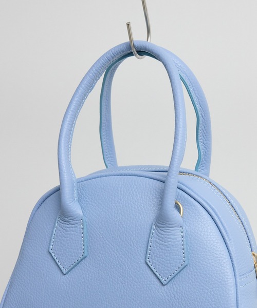 KATHARINE ROSS（キャサリンロス）の「【KATHARINE ROSS】【MILLELA FIRENZE】ショルダー付ミニボストン（ボストンバッグ・レディース・ブラック/ライトブルー/オフホワイト・MEDIUM）」の21枚目の写真