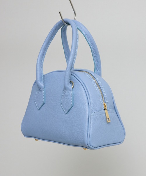 KATHARINE ROSS（キャサリンロス）の「【KATHARINE ROSS】【MILLELA FIRENZE】ショルダー付ミニボストン（ボストンバッグ・レディース・ブラック/ライトブルー/オフホワイト・MEDIUM）」の22枚目の写真