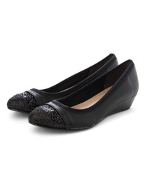 carino | ポインテッドトゥウエッジヒールパンプス(パンプス)