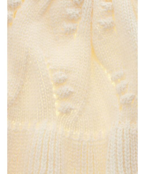 merry jenny（メリージェニー）の「ケープカラーニットフーディー（付け襟・レディース・チャコールグレー/ブルー/アイボリー・FREE）」の4枚目の写真