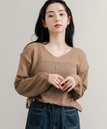 【Dries Van Noten】クロップド トップス ニット ショート丈 Dries Van Noten】クロップド トップス ニット ショート丈