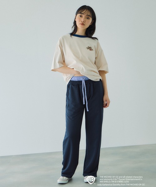 VICKY（ビッキー）の「OZリンガーバックプリントTシャツ≪洗濯機で洗える≫（Tシャツ/カットソー・レディース・ライトブルー/オフホワイト・M）」の12枚目の写真