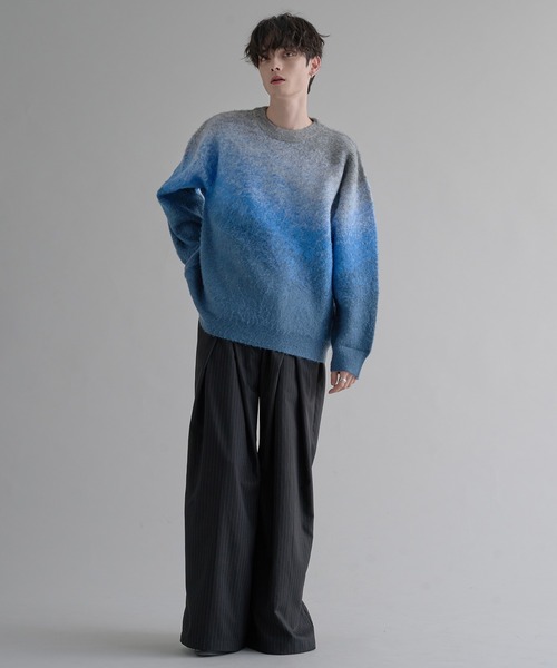 53900円　新品未使用　archivio グラデーションセーター 36 セール】グラデーションルーズニット（ニット/セーター）｜epnok