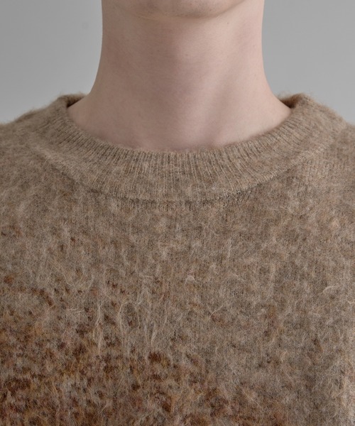 epnok（エプノック）の「グラデーションルーズニット（ニット/セーター・メンズ・ブルー/ブラック/ライトグレー/ブラウン/レッド/ネイビー・SMALL/MEDIUM/LARGE）」の13枚目の写真