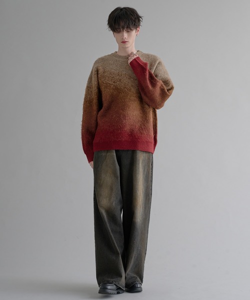 セール】グラデーションルーズニット（ニット/セーター）｜epnok