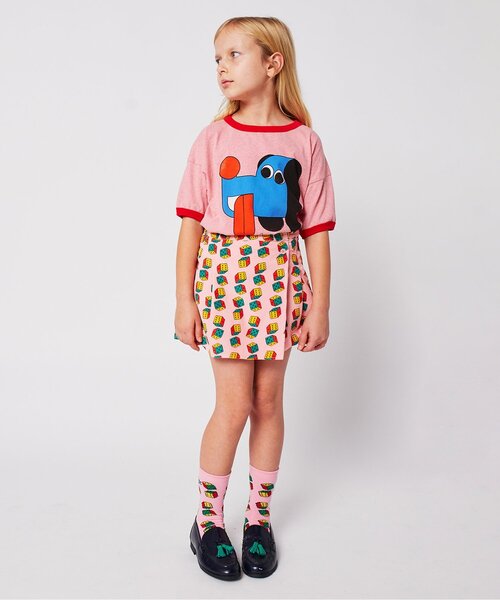 BOBO CHOSES（ボボショーズ）の「総柄Dices corduroyスカート【キッズ】（スカート・キッズ・ピンク・130/120/110）」の7枚目の写真