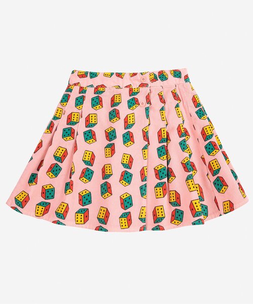 BOBO CHOSES（ボボショーズ）の「総柄Dices corduroyスカート【キッズ】（スカート・キッズ・ピンク・130/120/110）」の4枚目の写真