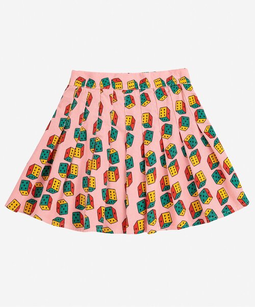 BOBO CHOSES（ボボショーズ）の「総柄Dices corduroyスカート【キッズ】（スカート・キッズ・ピンク・130/120/110）」の5枚目の写真