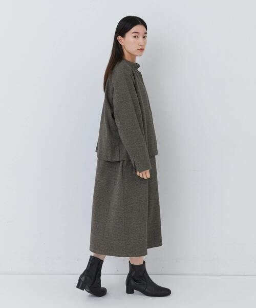conges payes ADIEU TRISTESSE(コンジェ ペイエ アデュートリステス)の「デザインフロントジャケット(ノーカラージャケット・レディース・ベージュ系その他/ダークブラウン/ブラウン系その他・FREE)」の5枚目の写真