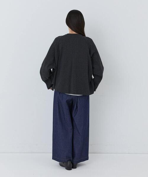 conges payes ADIEU TRISTESSE(コンジェ ペイエ アデュートリステス)の「デザインフロントジャケット(ノーカラージャケット・レディース・ベージュ系その他/ダークブラウン/ブラウン系その他・FREE)」の18枚目の写真