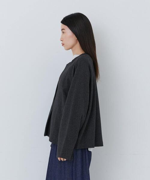 conges payes ADIEU TRISTESSE(コンジェ ペイエ アデュートリステス)の「デザインフロントジャケット(ノーカラージャケット・レディース・ベージュ系その他/ダークブラウン/ブラウン系その他・FREE)」の20枚目の写真