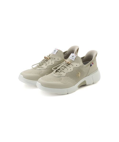 le coq sportif（ルコックスポルティフ）の「【le coq sportif】LCS ロワール（スニーカー・レディース・ライトベージュ・23.5/24/24.5/23/25）」の2枚目の写真