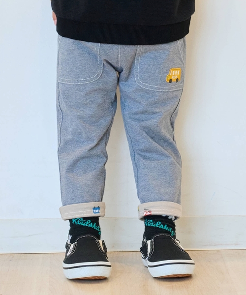 kladskap（クレードスコープ）の「乗り物ロング丈リバーシブルパンツ（その他パンツ・キッズ・チャコール/ブルー・100cm/90cm/80ｃｍ/110cm/120cm）」の2枚目の写真