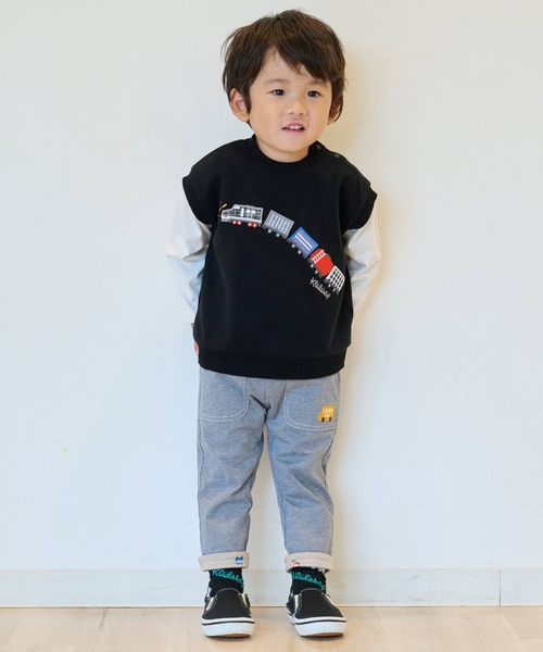 kladskap（クレードスコープ）の「乗り物ロング丈リバーシブルパンツ（その他パンツ・キッズ・チャコール/ブルー・100cm/90cm/80ｃｍ/110cm/120cm）」の18枚目の写真