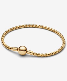 Pandora(パンドラ)のラウンド クラスプ ウィング チェーンゴールド ブレスレット(ブレスレット)