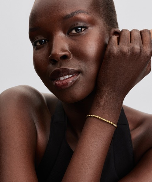 Pandora 正規品 ゴールドブレスレットサイズ調整タイプ新品未使用 PANDORA（パンドラ） ブレスレット バレル クラスプ スネーク チェーン