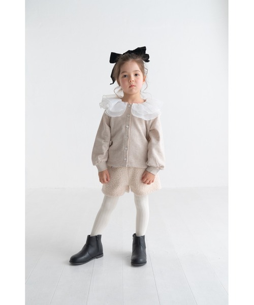 maarook（マルーク）の「プードルニットブレードジャケット（その他アウター・キッズ・ホワイト/ブラック・150cm/140cm/160cm）」の11枚目の写真