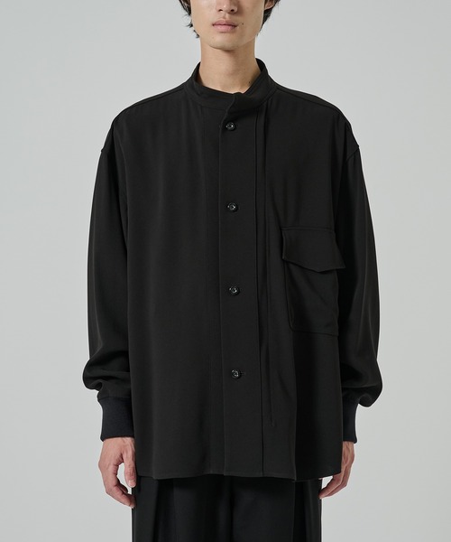 UJOH(ウジョー)の「【UJOH HOMME/ウジョー】W Front Shirt(シャツ/ブラウス・メンズ・ブラック/ブラウン・4/5)」の5枚目の写真