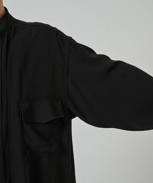 UJOH(ウジョー)の「【UJOH HOMME/ウジョー】W Front Shirt(シャツ/ブラウス・メンズ・ブラック/ブラウン・4/5)」の14枚目の写真