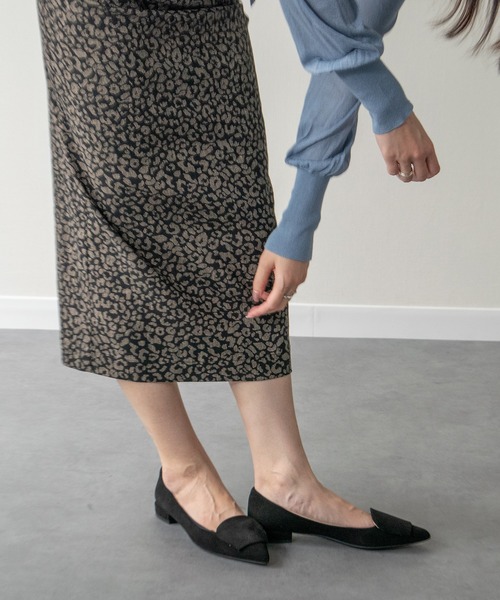 FABIO RUSCONI（ファビオルスコーニ）の「【FABIO RUSCONI】ローヒールポインテッドトウパンプス(F51537)（パンプス・レディース・グレー系その他/ブラック系その他2/ブラック系その他・35/38/37/36）」の7枚目の写真