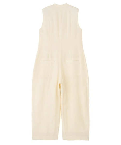 ETRE TOKYO(エトレトウキョウ)の「SANTEスリーブレスカーヴィーオールインワン(つなぎ/オールインワン・レディース・ブラック/オフホワイト・M/S)」の15枚目の写真