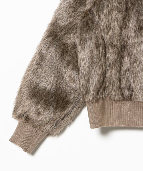 PENNEYS（ぺニーズ）の「【別注】PENNEY’S / ファー ジャケット（ブルゾン・レディース・ブラウン/ダークブラウン/カーキ・ONE SIZE）」の20枚目の写真