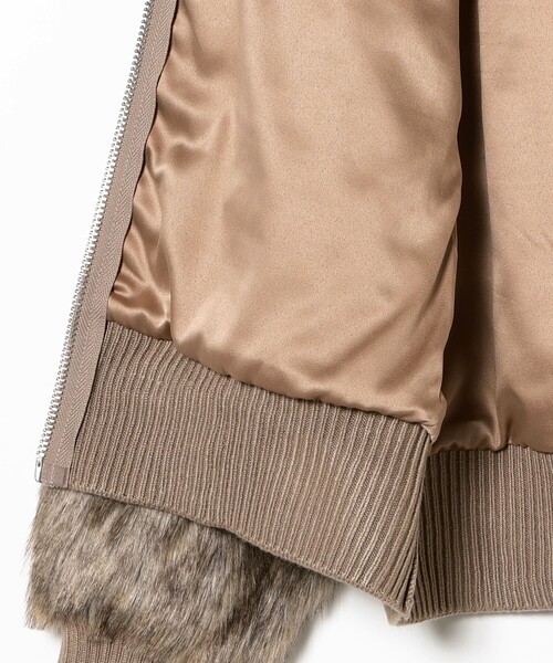 PENNEYS（ぺニーズ）の「【別注】PENNEY’S / ファー ジャケット（ブルゾン・レディース・ブラウン/ダークブラウン/カーキ・ONE SIZE）」の19枚目の写真