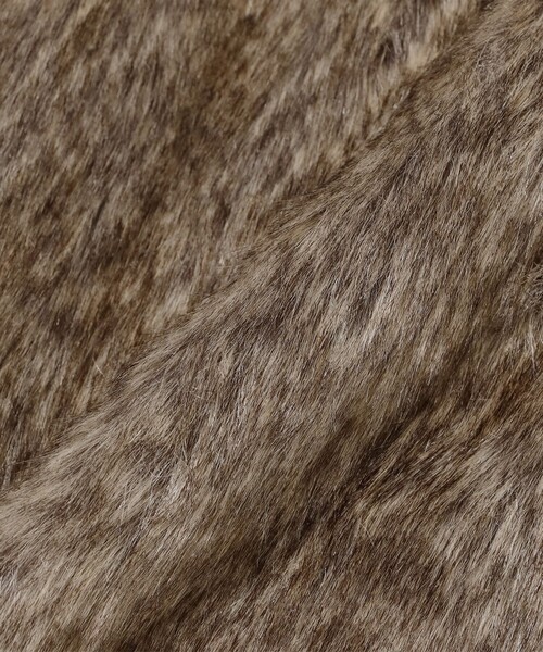 PENNEYS（ぺニーズ）の「【別注】PENNEY’S / ファー ジャケット（ブルゾン・レディース・ブラウン/ダークブラウン/カーキ・ONE SIZE）」の17枚目の写真