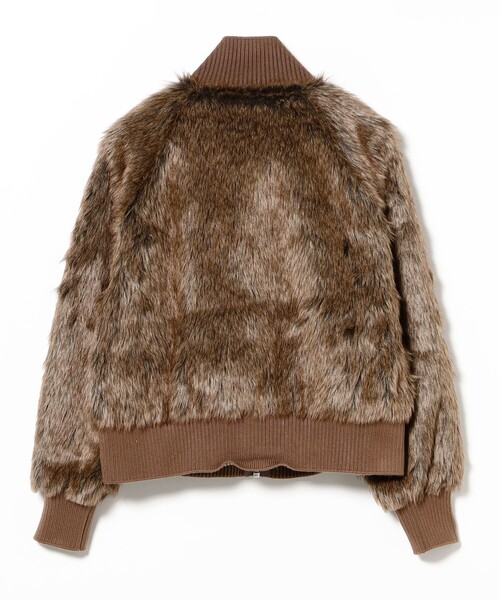 PENNEYS（ぺニーズ）の「【別注】PENNEY’S / ファー ジャケット（ブルゾン・レディース・ブラウン/ダークブラウン/カーキ・ONE SIZE）」の14枚目の写真