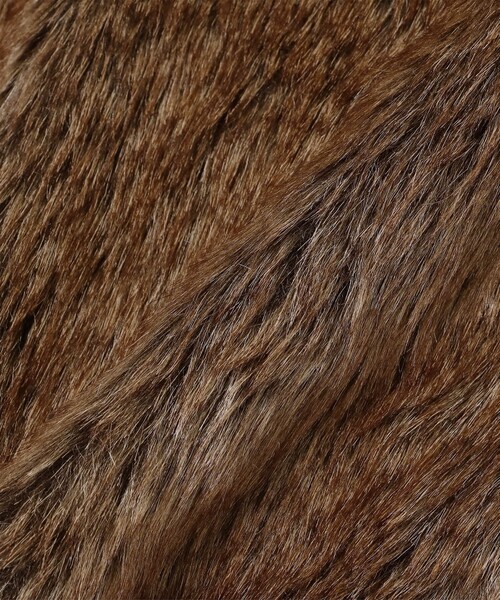 PENNEYS（ぺニーズ）の「【別注】PENNEY’S / ファー ジャケット（ブルゾン・レディース・ブラウン/ダークブラウン/カーキ・ONE SIZE）」の13枚目の写真