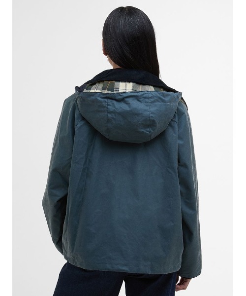 Barbour（バブアー）の「【TRANSPORT / トランスポート】フード ジャケット（テーラードジャケット・レディース・グレー/ベージュ・10/8）」の11枚目の写真