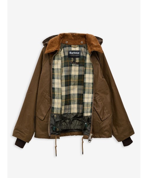 Barbour（バブアー）の「【TRANSPORT / トランスポート】フード ジャケット（テーラードジャケット・レディース・グレー/ベージュ・10/8）」の15枚目の写真