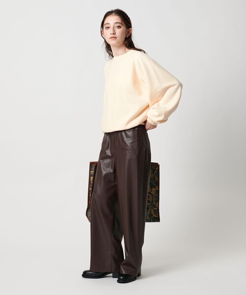 FILL THE BILL（フィルザビル）の「【別注】＜FILL THE BILL＞ スウェット プルオーバー（スウェット・レディース・オフホワイト/ネイビー・FREE）」の6枚目の写真