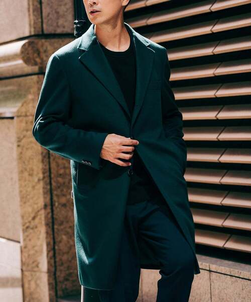 未使用級美品 140'S エディフィス チェスターコート 現行近年モデル 未使用級美品 140'S エディフィス チェスターコート 現行近年