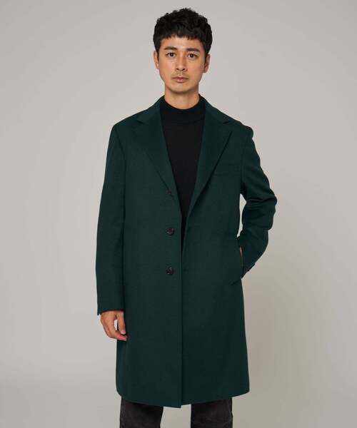 EDIFICE◇エディフィス◇メンズチェスターコート EDIFICE｜エディフィスのチェスターコート（ロング丈）通販
