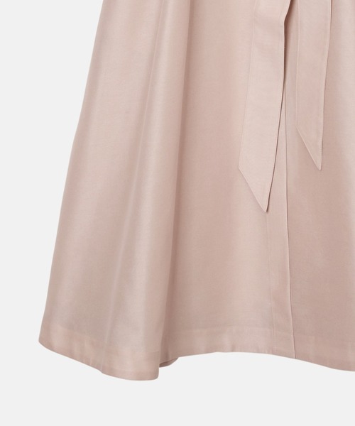 LE CIEL BLEU（ルシェルブルー）の「オーガンザベルテッドシャツドレス / Organza Belted Shirt Dress（その他アウター・レディース・ブラック/ベージュ/ピンク・36）」の7枚目の写真