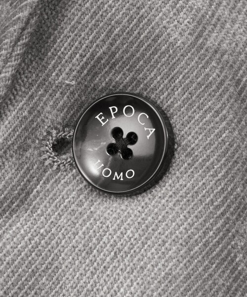EPOCA UOMO(エポカウォモ)の「*Safari11月号掲載*【セットアップ対応】別珍ストレッチジャケット(テーラードジャケット・メンズ・グレー系その他2/ダークネイビー・46/48)」の13枚目の写真