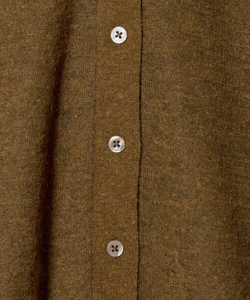 BEAUTY&YOUTH UNITED ARROWS（ビューティーアンドユースユナイテッドアローズ）の「モヘヤブレンドシャギー シアーカーディガン（カーディガン/ボレロ・レディース・ダークグレー/ダークブラウン/オフホワイト・FREE）」の21枚目の写真