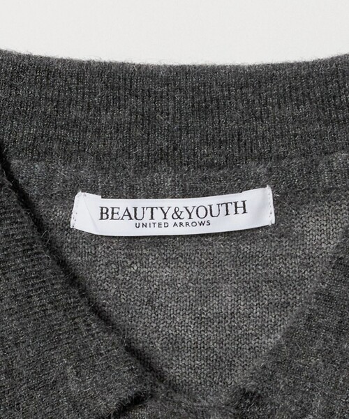 BEAUTY&YOUTH UNITED ARROWS（ビューティーアンドユースユナイテッドアローズ）の「モヘヤブレンドシャギー シアーカーディガン（カーディガン/ボレロ・レディース・ダークグレー/ダークブラウン/オフホワイト・FREE）」の18枚目の写真